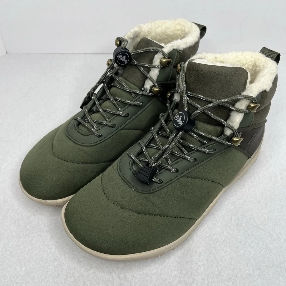 HF‎ Azura Ergonomic Supportive Winter Barefoot Shoes Green Women's 38 EU 7.5 / 8